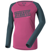 Tricou femei Dynafit 24/7 W L/S Tee roz/gri 6A51 - magenta/0720