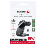 Încărcător fără fir Swissten MagBase 3-in-1