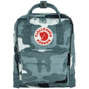 Rucsac urban Fjällräven Kånken Graphics Mini albastru Nimbus Blue-Hidden Animals