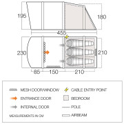 Cort gonflabil Vango Harris Air TC 350
