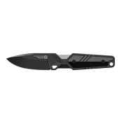 Cuțit TB OUTDOOR Monobloc Knife Impact 127 Black Pvd G10 negru