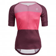 Tricou de ciclism femei Silvini Stabina violet închis/roz