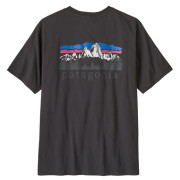 Tricou bărbați Patagonia M's Fitz Roy Foothills T-Shirt negru Ink Black