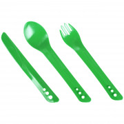 Set de tacâmuri LifeVenture Ellipse Cutlery Set verde