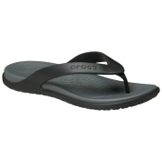 Șlapi bărbați Crocs Coast Flip negru/gri Black/Slate Grey