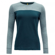 Tricou funcțional femei Devold Norang Woman Shirt gri/albastru