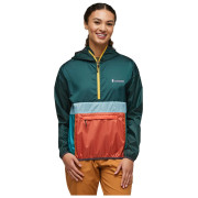 Geacă femei Cotopaxi Teca Half-Zip Windbreaker verde/portocaliu Super Food