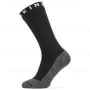 Șosete Sealskinz Waterproof Warm Weather Soft Touch Mid Length Sock negru/gri