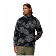 Pulover bărbați Columbia Rugged Ridge™ High Pile Half Zip negru Black Mod Camo