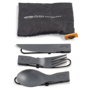 Set tacâmuri GSI Outdoors Tekk Trio Folding Cutlery Set