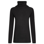Hanorac femei Icebreaker Wom Mer 400 RealFleece Grid Pulover Hood negru Black