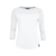 Tricou funcțional femei Chillaz Chamonix Ornament alb/gri