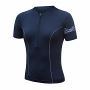 Tricou de ciclism femei Sensor Coolmax Entry albastru