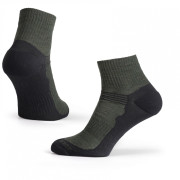 Șosete Zulu Merino Lite Women verde/negru