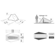 Cort turistic Robens Via 1 UL