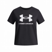 Tricou copii Under Armour BIG LOGO SS-BLK negru/alb Black