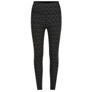 Colanți funcționali femei Icebreaker Women M 260 Tech Vrtx H R Leg AlpGeo negru/alb Black/Snow/J