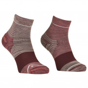 Șosete femei Ortovox Alpine Quarter Socks W roz/vișiniu