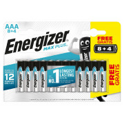 Baterie Energizer Max Plus AAA/12 8+4