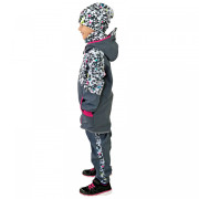 Pantaloni softshell copii Unuo žíhané