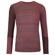 Tricou funcțional femei Ortovox 185 Rock'N'Wool Long Sleeve W roz