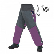 Pantaloni softshell cu fleece copii Unuo Fleece Basic Vzor