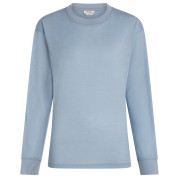 Tricou funcțional femei Icebreaker Women Mer 150 Tech Lite LS Relaxed Tee albastru deschis Zinc Blue