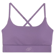 Bustieră 4F Sport Bra F173 violet DARK PINK