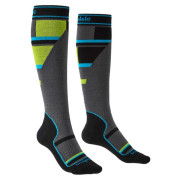 Șosete copii Bridgedale Ski Mountain Junior gri/verde grey/green/068