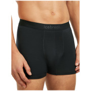 Boxeri funcționali bărbați Icebreaker Men Merino Blend 125 ZoneKnit™ Boxers negru Black