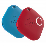Breloc Fixed Smart Tracker Smile Pro - Duo Pack albastru/roșu
