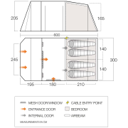 Cort de familie Vango Lismore TC 450 Package