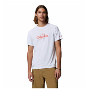 Tricou bărbați Columbia Zero Rules™ Light SS Graphic Crew alb White, Scripted Peaks