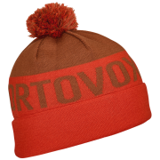 Căciulă Ortovox Bobble Knit Beanie portocaliu/ Hot Orange