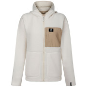 Hanorac funcțional de damă Dare 2b Womens Firn Hooded Borg alb Egret