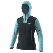 Hanorac funcțional de damă Dynafit Traverse Ptc Hooded Jacket W albastru 8051 - marine blue BLUEBERRY/3010