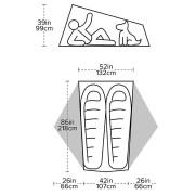 Cort ultra ușor Big Agnes Tiger Wall UL2 Bikepack Solution Dye