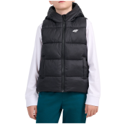 Vestă pentru copii 4F Vest Jacket M366 Deep Black negru Deep Black