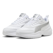 Încălțăminte femei Puma Cilia 2 Mode Metallic Glam alb/argintiu PUMA White-PUMA Silver-Feather Gray
