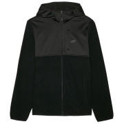 Hanorac bărbați 4F Fleece M269 negru DEEP BLACK