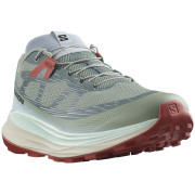 Încălțăminte de alergat pentru bărbați Salomon Ultra Glide 2 verde deschis Lily Pad / Bleached Aqua / Hot Sauce