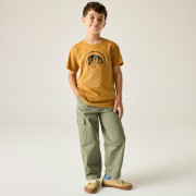 Tricou copii Regatta Bosley Wood Brown