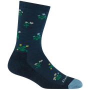 Șosete femei Darn Tough Wildflower Crew Lightweight With Cushion albastru midnight