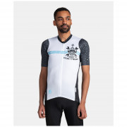 Tricou de ciclism bărbați Kilpi Rival alb/negru