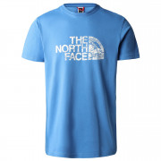 Tricou bărbați The North Face S/S Woodcut Dome Tee albastru