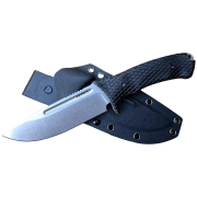 Cuțit de vânătoare Dachs Knives Erebus negru Black Micarta