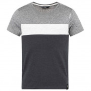 Tricou funcțional bărbați Chillaz Color Block gri/alb