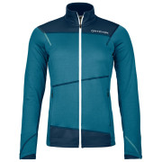 Hanorac femei Ortovox Fleece Light Jacket W albastru mountain blue