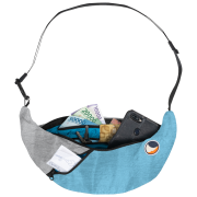 Borsetă Ticket to the moon Upcycled Sling Bag albastru/gri Sky Blue / Frosty Grey