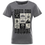 Tricou copii Alpine Pro Rejo 3 Grey gri ŠEDÁ